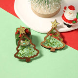 Christmas Tree Star Earrings - Trendsi - Flyclothing LLC