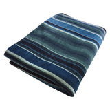 Rockmount Ranch Ware Striped Pattern Fleece Western Blanket in Blue - Rockmount Clothing - Flyclothing LLC