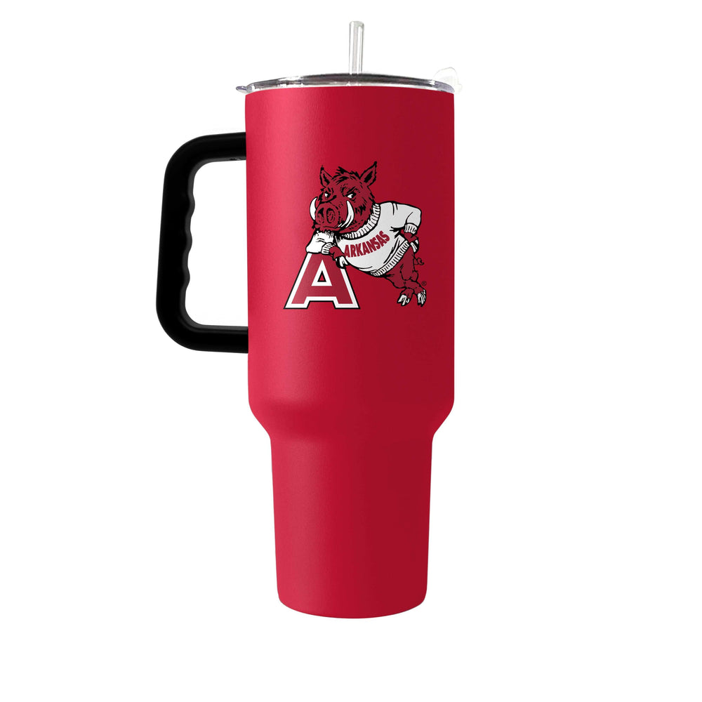 Arkansas Vault 40oz Flipside Powder Coat Tumbler - Logo Brands - Flyclothing LLC