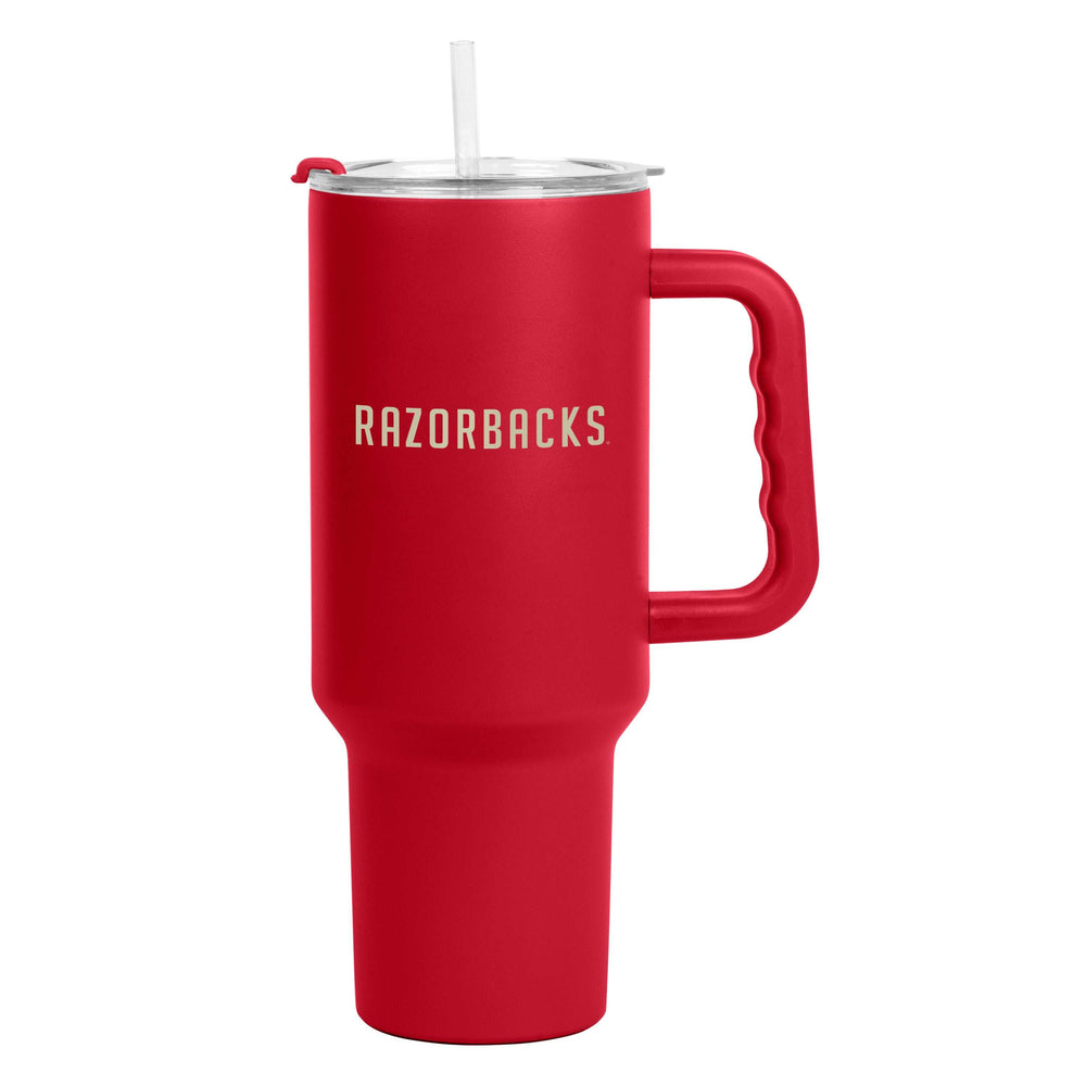 Arkansas Vault 40oz Flipside Powder Coat Tumbler - Logo Brands - Flyclothing LLC