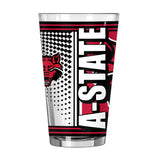 Arkansas State 16oz Hero Pint Glass - Logo Brands - Flyclothing LLC