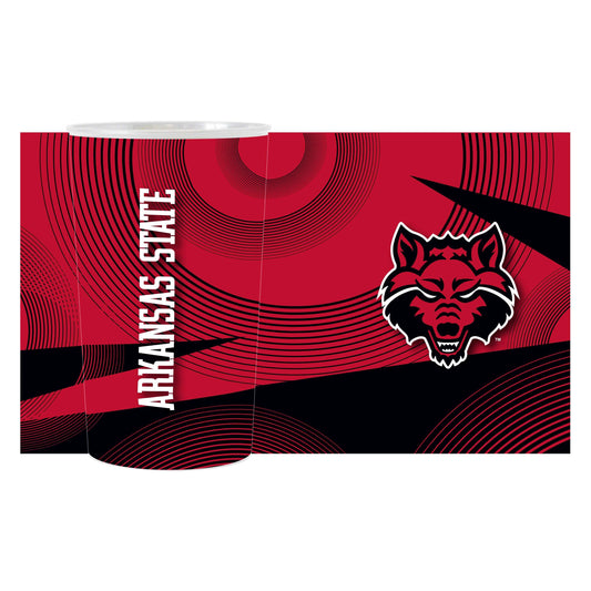 Arkansas State Geometric Hardwall Cup 4 Pack - Logo Brands - Flyclothing LLC