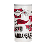 Arkansas State 12oz Native Powdercoat SlimCan Coolie - Logo Brands - Flyclothing LLC