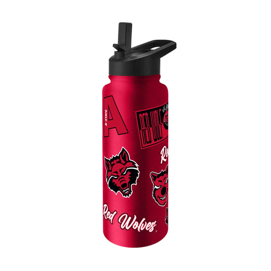 Arkansas State 34oz Dreamweave Quencher Bottle - Logo Brands - Flyclothing LLC