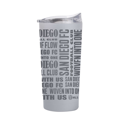 San Diego FC 20oz Replay Powder Coat Tumbler - Logo Brands - Flyclothing LLC