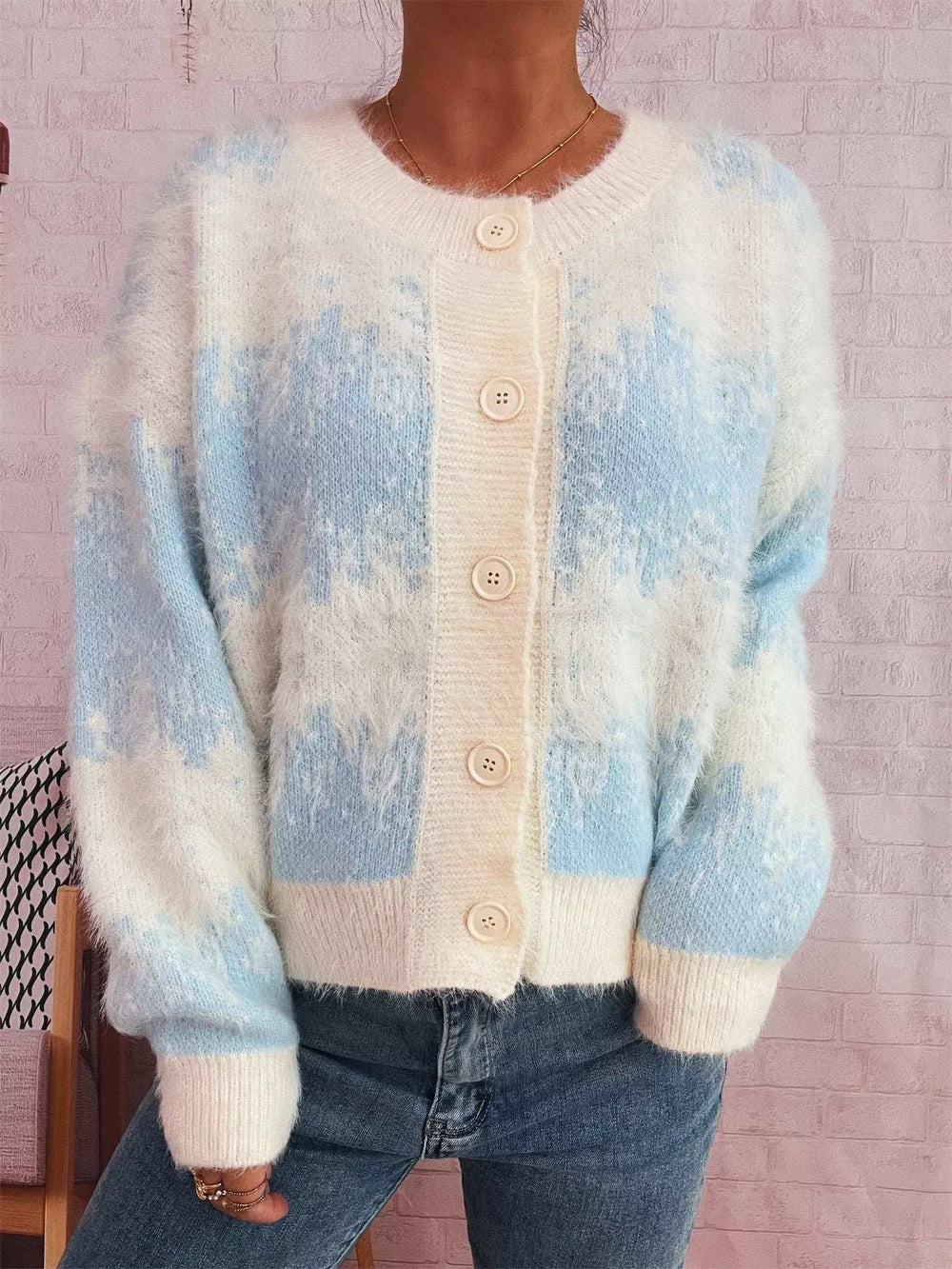 Ribbed Hem Button Up Cardigan - Trendsi - Flyclothing LLC