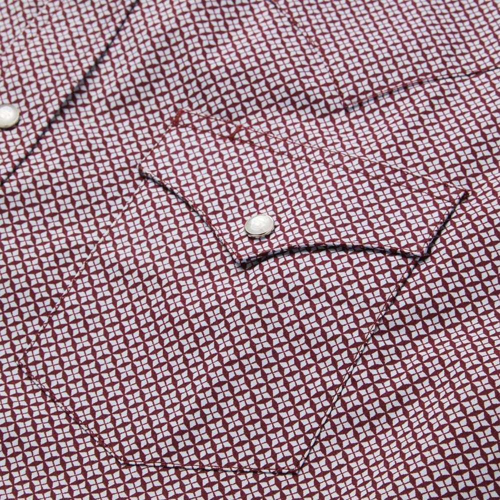 Stetson Four Point Geo Print Western Shirt - Stetson - Flyclothing LLC