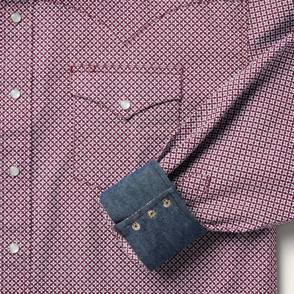 Stetson Four Point Geo Print Western Shirt - Stetson - Flyclothing LLC