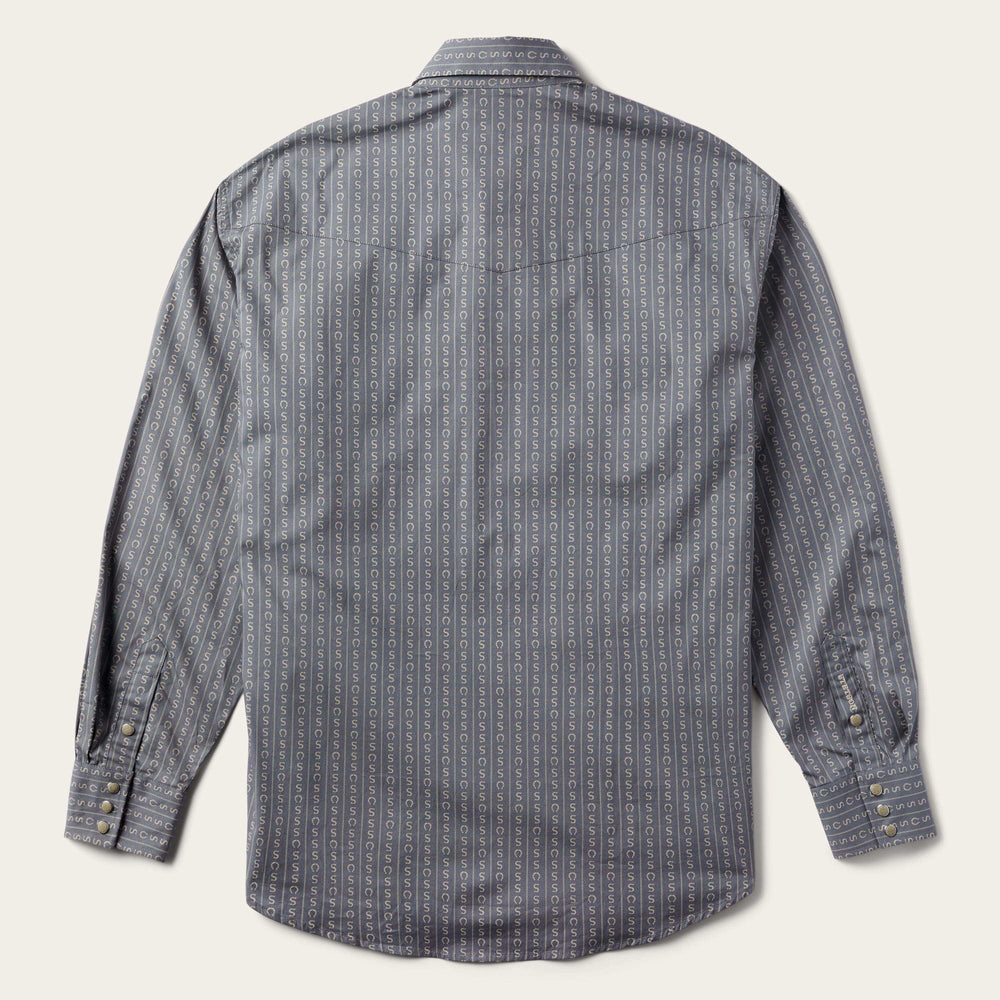 Stetson Horseshoe Stripe Print Shirt - Stetson - Flyclothing LLC