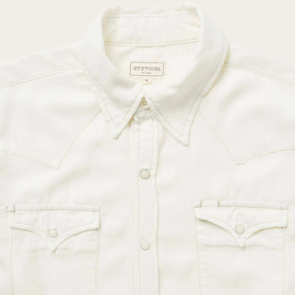 Stetson Cream Twill Shirt - Stetson - Flyclothing LLC