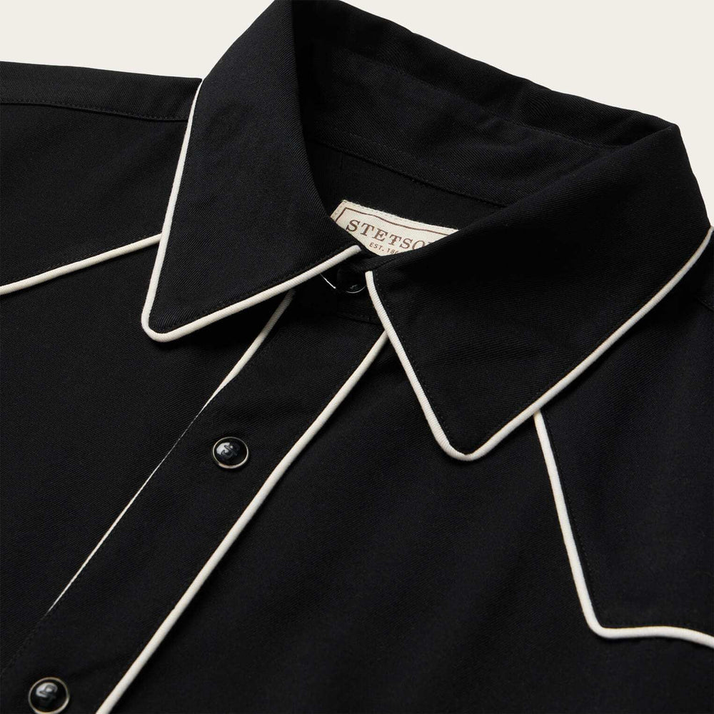 Stetson Vintage Piped Western Shirt - Stetson - Flyclothing LLC