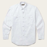 Stetson White Pinpoint Oxford Western Shirt - Stetson - Flyclothing LLC