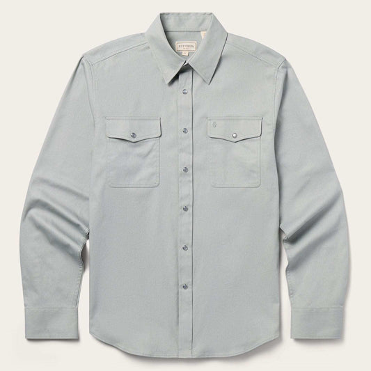 Stetson Brushed Twill Western Shirt - Stetson - Flyclothing LLC