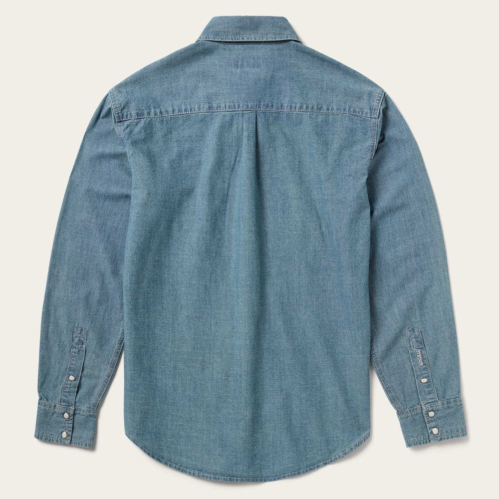 Stetson Chambray Denim Shirt - Stetson - Flyclothing LLC