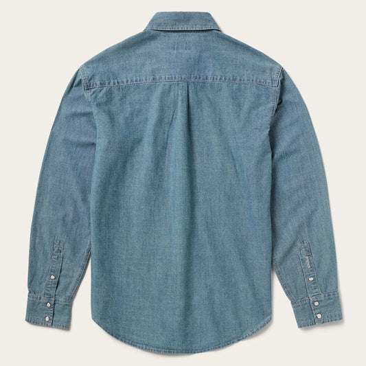 Stetson Chambray Denim Shirt - Stetson - Flyclothing LLC
