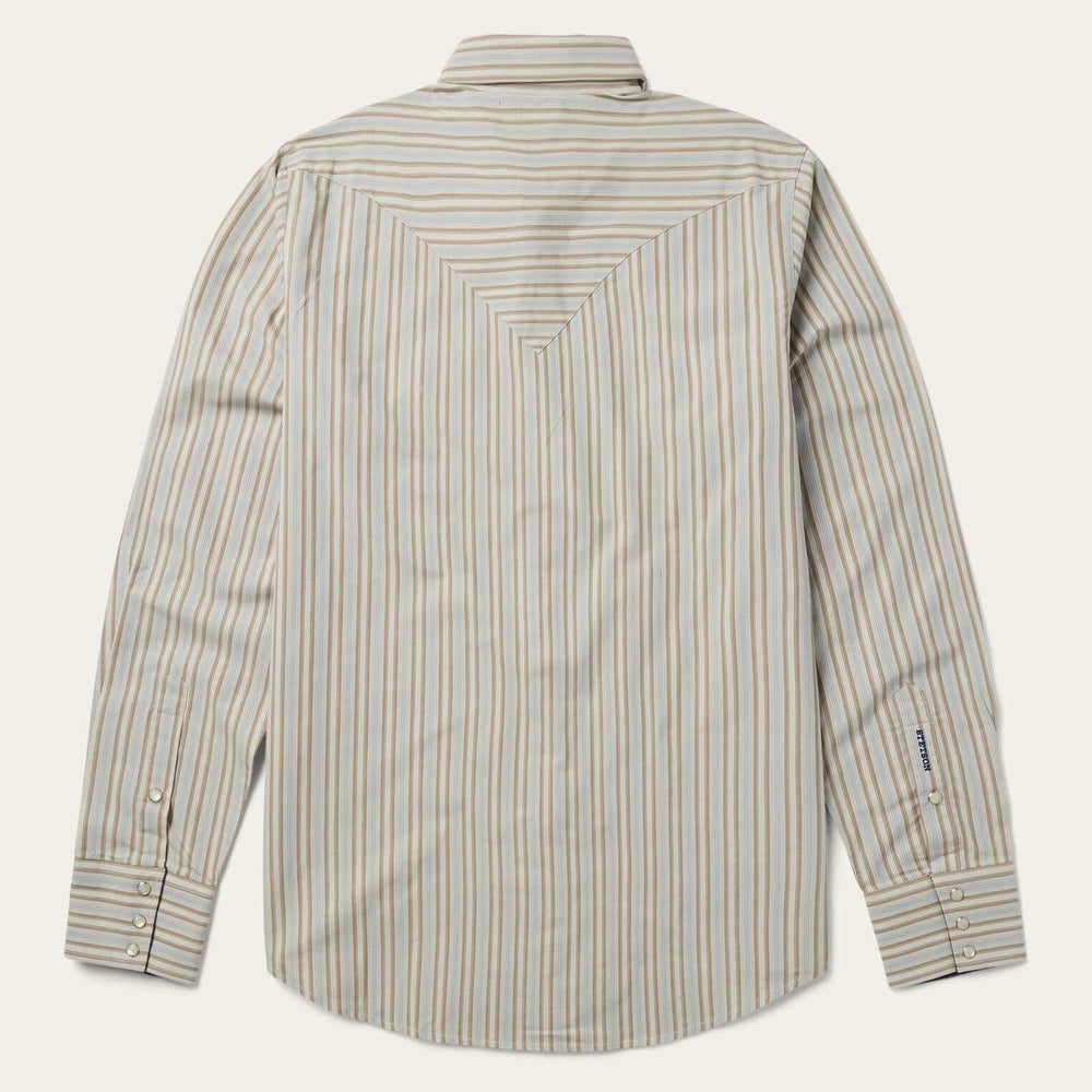 Stetson Ticking Stripe Western Shirt - Stetson - Flyclothing LLC