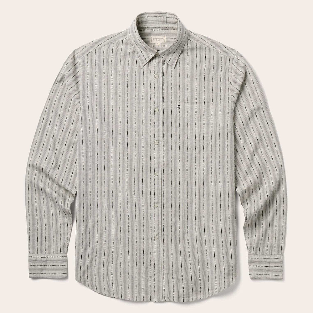 Stetson Dobby Stripe Shirt - Stetson - Flyclothing LLC