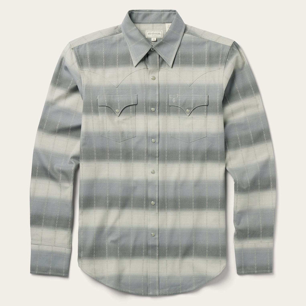 Stetson Serape Dobby Twill Western Shirt - Stetson - Flyclothing LLC