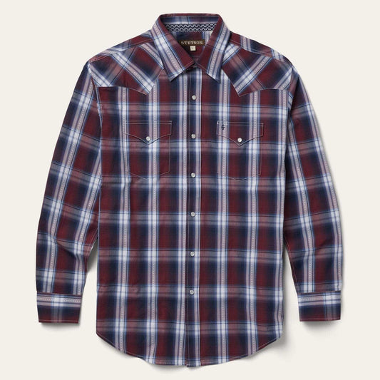 Stetson Good Luck Plaid Western Shirt - Stetson - Flyclothing LLC