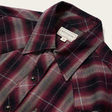 Stetson Red Marl Plaid Western Shirt - Stetson - Flyclothing LLC