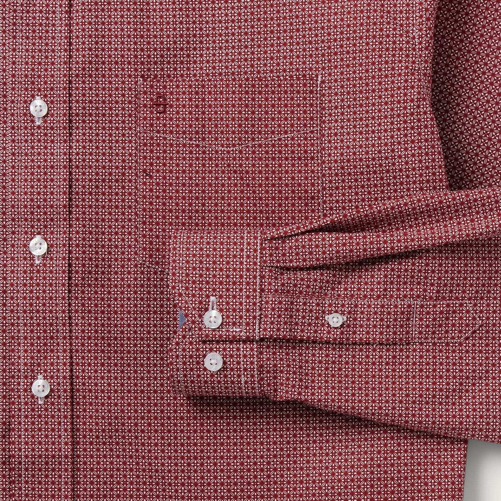 Stetson Micro Print Button-Front Shirt - Stetson - Flyclothing LLC