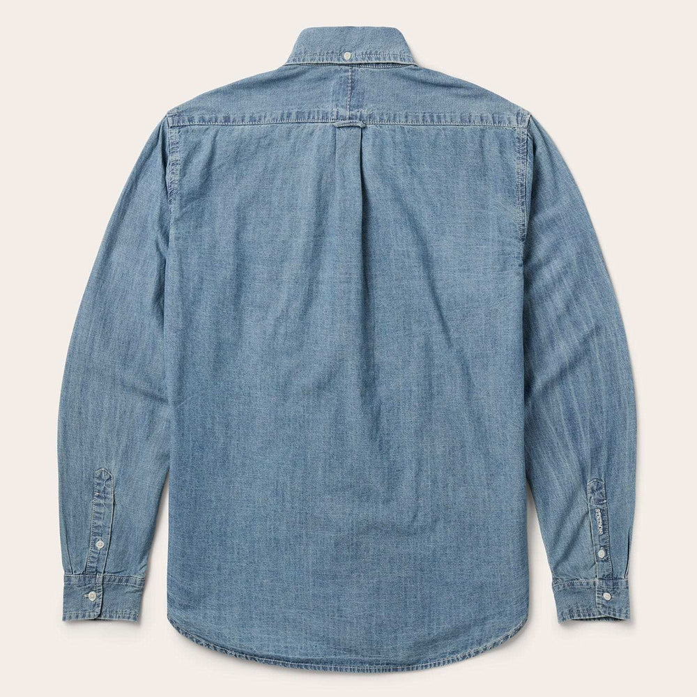 Stetson Chambray Button-Down Shirt - Stetson - Flyclothing LLC