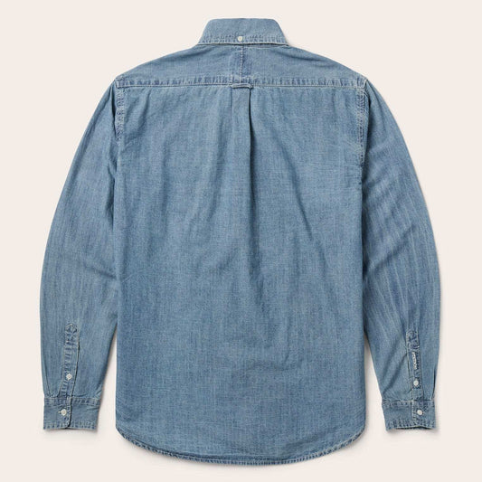 Stetson Chambray Button-Down Shirt - Stetson - Flyclothing LLC
