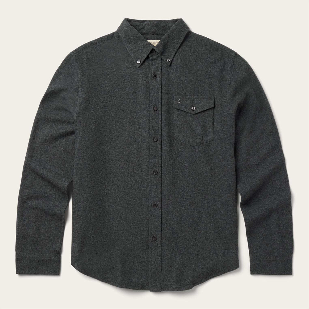 Stetson Heathered Flannel Button-Down Shirt - Stetson - Flyclothing LLC