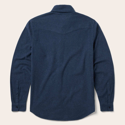 Stetson Heathered Flannel Button-Down Shirt - Stetson - Flyclothing LLC