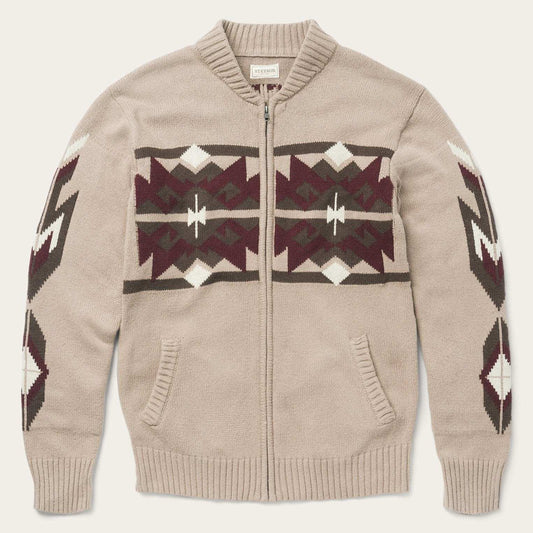 Stetson Brown Aztec Cardigan - Stetson - Flyclothing LLC