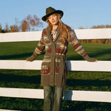 Stetson Aztec Belted Cardigan - Stetson - Flyclothing LLC