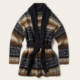 Stetson Brown Serape Belted Cardigan - Stetson - Flyclothing LLC