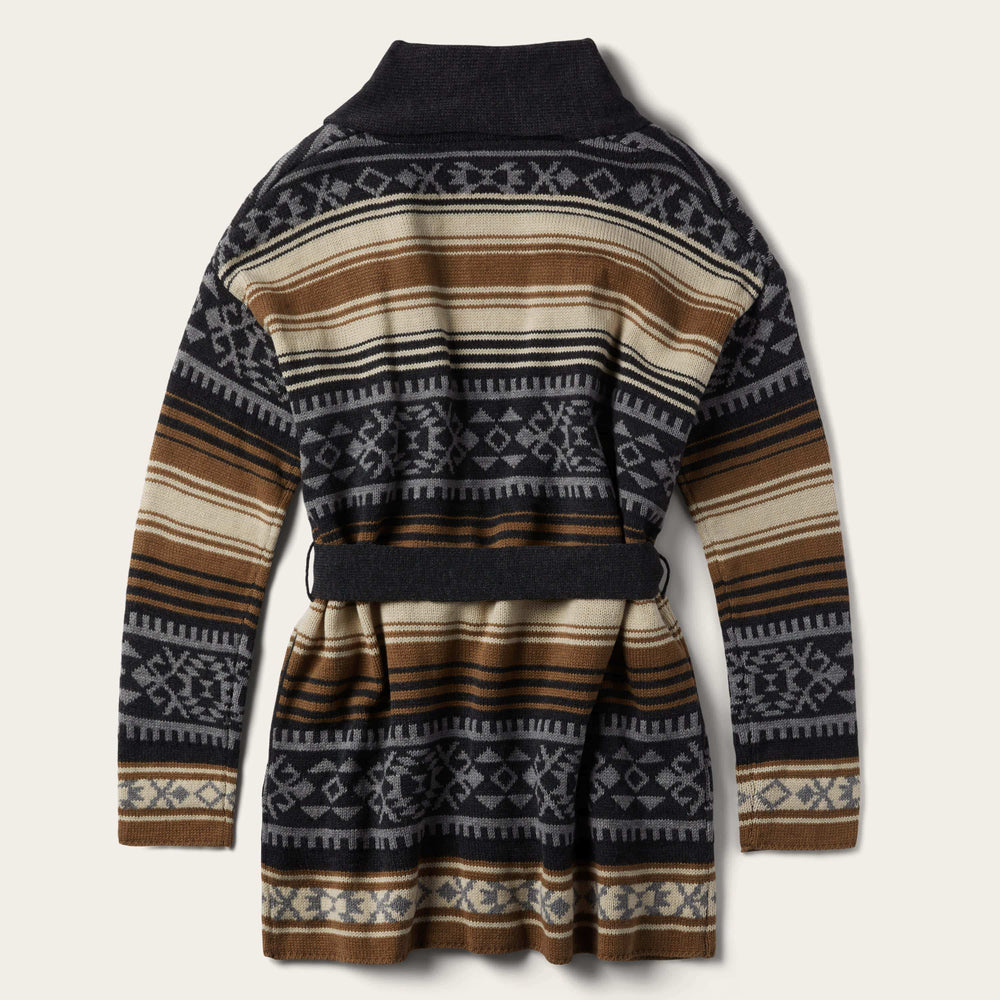Stetson Brown Serape Belted Cardigan - Stetson - Flyclothing LLC
