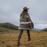 Stetson Brown Serape Belted Cardigan - Stetson - Flyclothing LLC