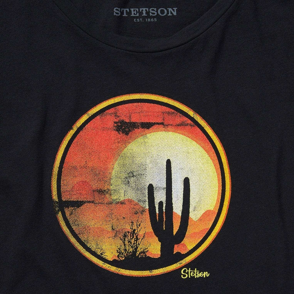Stetson Sunset Saguaro Graphic Tee - Stetson - Flyclothing LLC