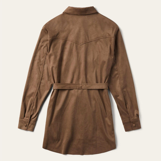 Stetson Khaki Suede Western Shirt - Stetson - Flyclothing LLC