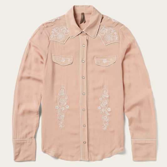 Stetson Blush Embroidered Western Shirt - Stetson - Flyclothing LLC