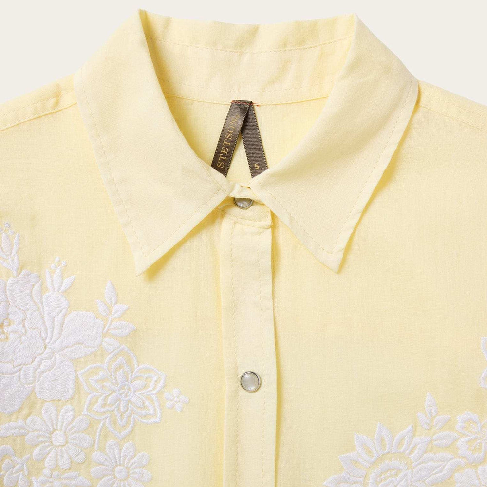 Stetson Embroidered Cotton Lawn Snap Front Shirt - Stetson - Flyclothing LLC