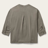 Stetson Olive Twill Peasant Blouse - Stetson - Flyclothing LLC
