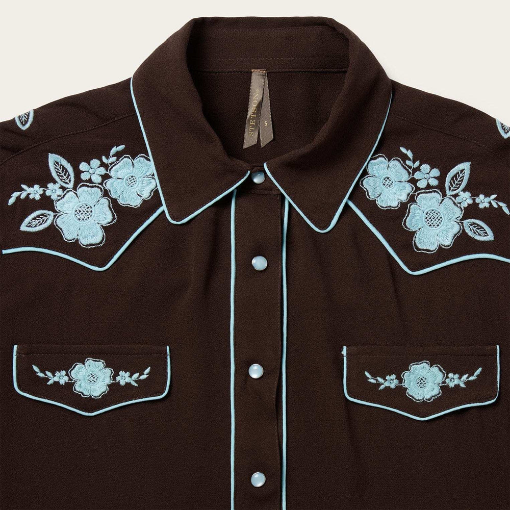 Stetson Embroidered Retro Western Shirt - Stetson - Flyclothing LLC