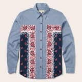 Stetson Chambray Bandana Shirt - Stetson - Flyclothing LLC