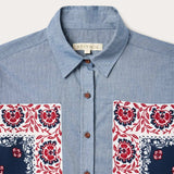 Stetson Chambray Bandana Shirt - Stetson - Flyclothing LLC