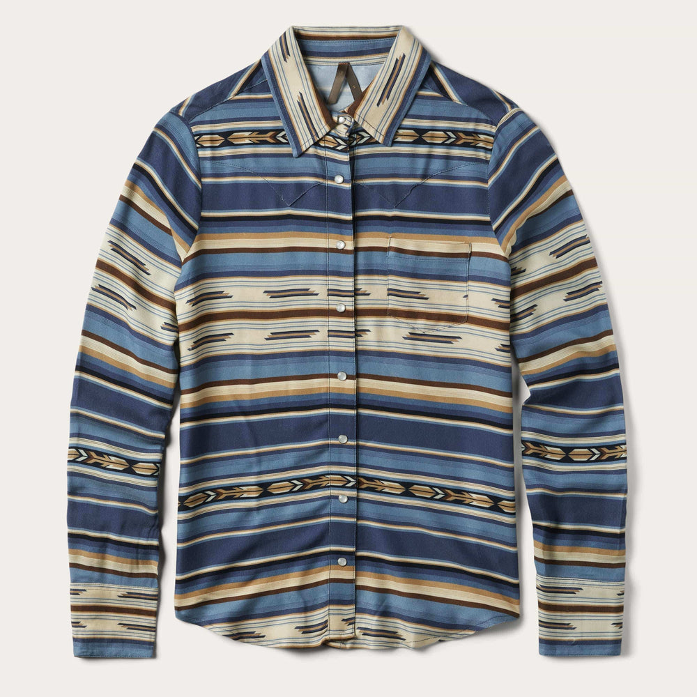 Stetson Indigo Serape Print Shirt - Stetson - Flyclothing LLC