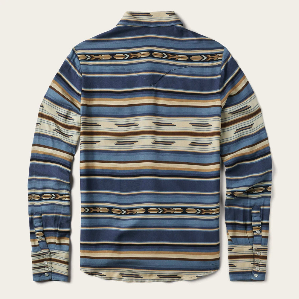 Stetson Indigo Serape Print Shirt - Stetson - Flyclothing LLC