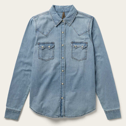 Stetson Loose Fit Denim Shirt - Stetson - Flyclothing LLC