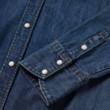 Stetson Dark Denim Snap Western Shirt - Stetson - Flyclothing LLC