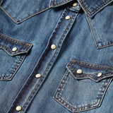 Stetson Distressed Denim Shirt - Stetson - Flyclothing LLC