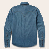 Stetson Chocolate Snap Western Denim Shirt - Stetson - Flyclothing LLC