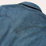 Stetson Chocolate Snap Western Denim Shirt - Stetson - Flyclothing LLC