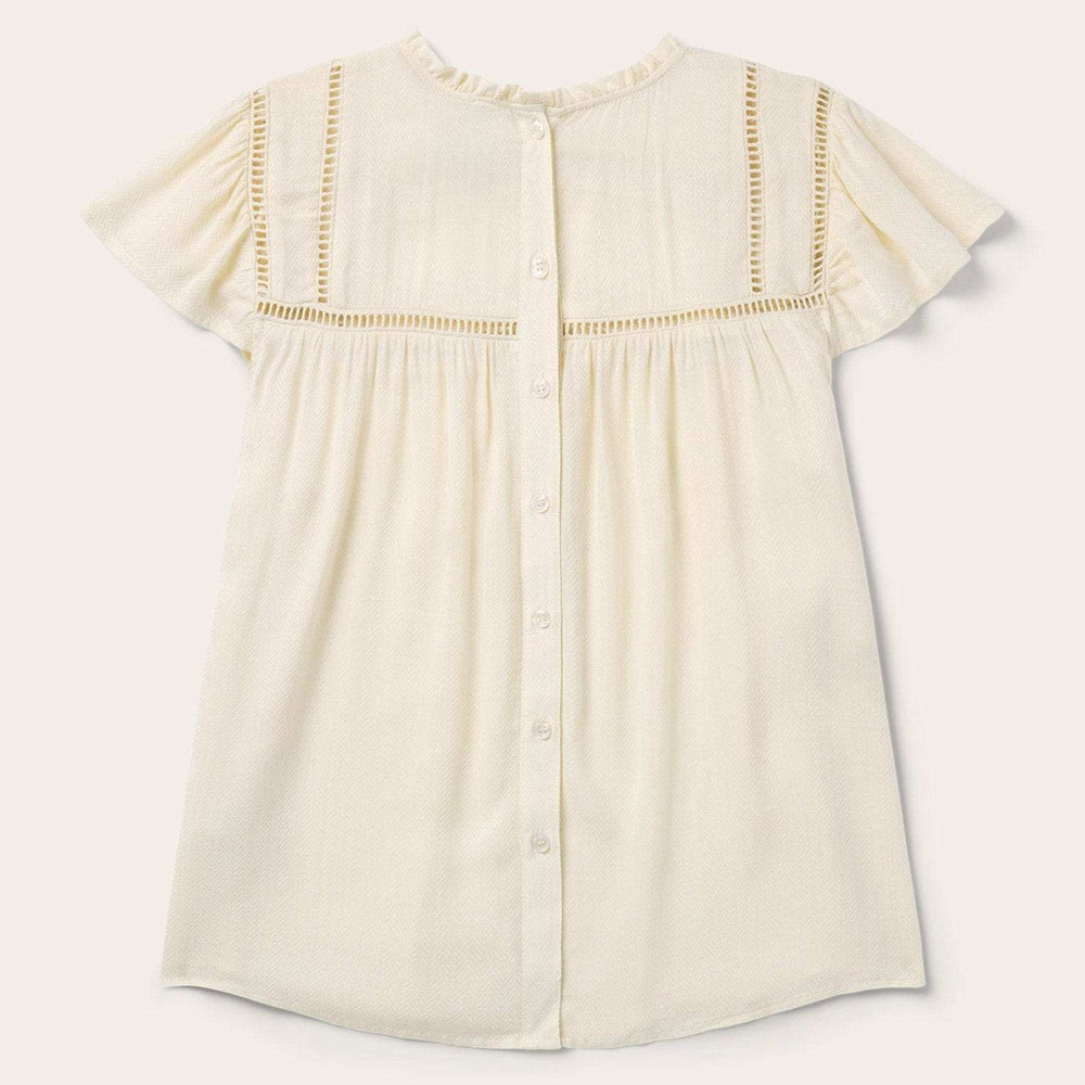 Stetson Cream Herringbone Blouse - Stetson - Flyclothing LLC